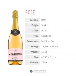 vendome sparkling rose organic information