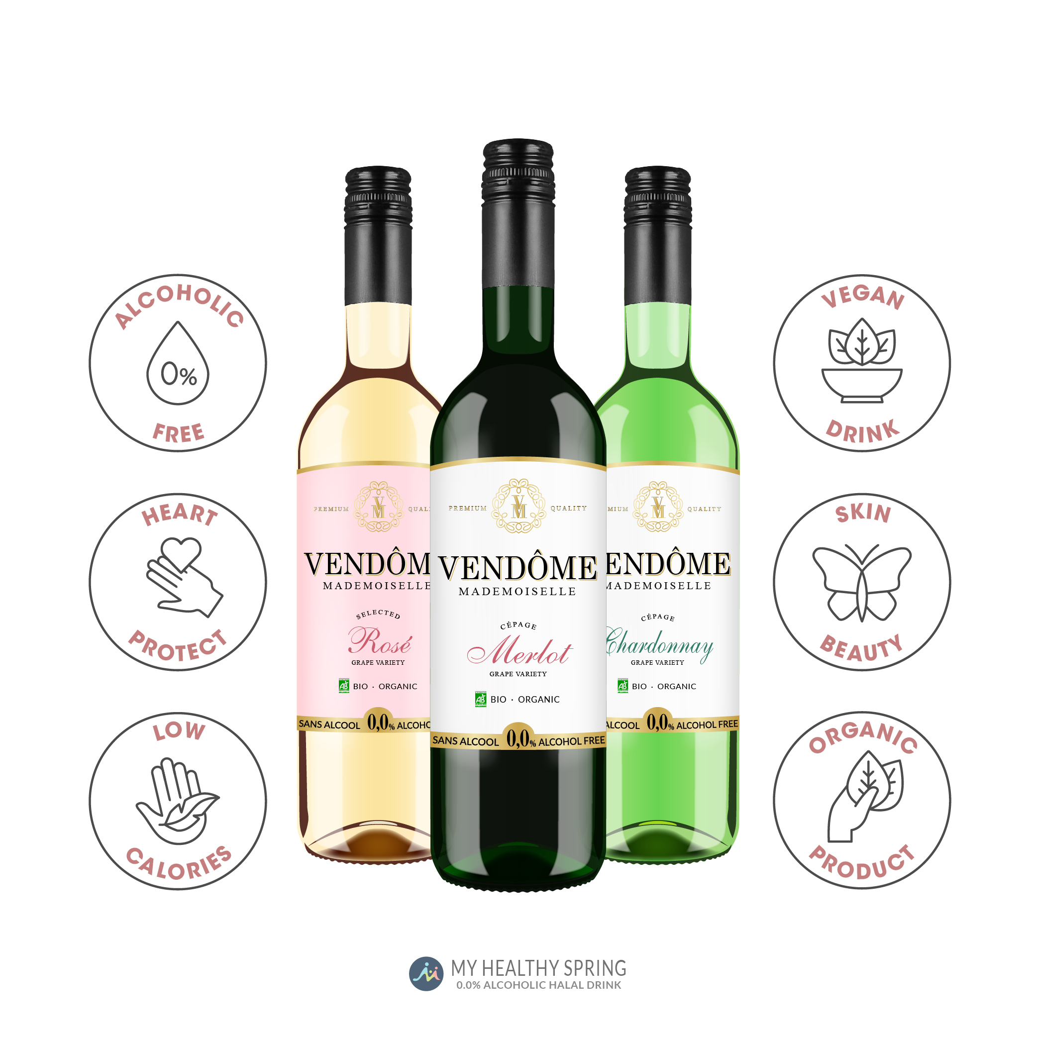 Vendome-organic-non-alcoholic- wine-v1 Vendome Organic non-alcoholic beverage imported from Germany
