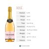 Vendome Organic Sparkling Rose non-alcoholic beverage imported from Germany